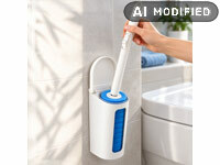 BadeStern Toilet Brush, Toilettenbürste mit Schwammkopf