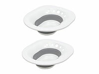 BadeStern Bidetaufsätze, WC-Becken, WC-Einsatz, Bidet-Wannen; WC-Garnituren zur Wandmontage, Ultra flexibler & dehnbarer Silikon-Brauseschläuche WC-Garnituren zur Wandmontage, Ultra flexibler & dehnbarer Silikon-Brauseschläuche WC-Garnituren zur Wandmontage, Ultra flexibler & dehnbarer Silikon-Brauseschläuche
